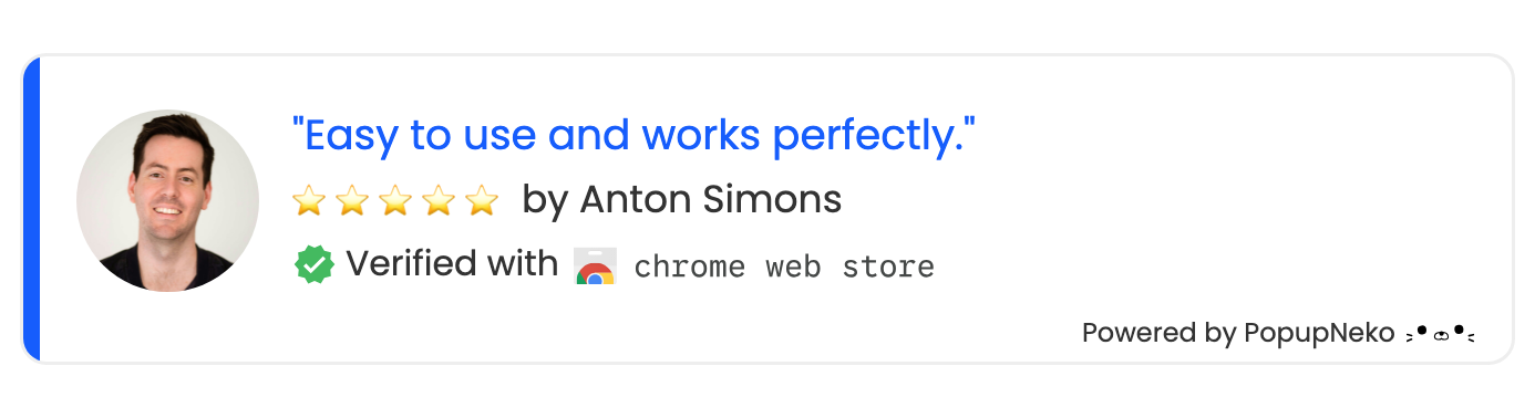 Verified social proof popup and sales notification by PopupNeko